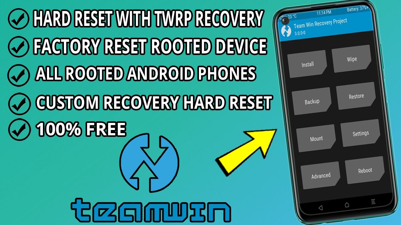 Hard Reset Phone With TWRP Recovery | How To Factory res Hard Reset Phone With TWRP Recovery | How To Factory res