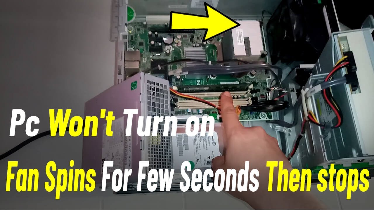 Computer won’t Turn on | How To Fix PC Fan spins For Few Computer won’t Turn on | How To Fix PC Fan spins For Few
