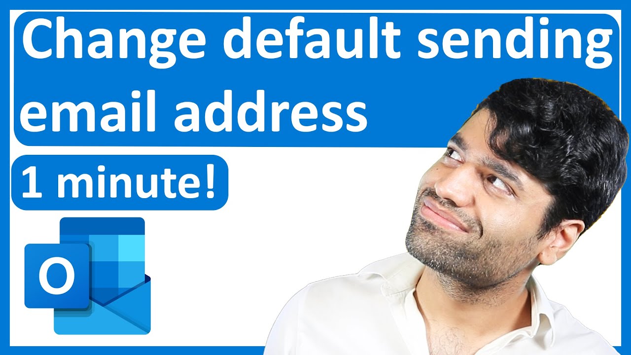 How to change default sending email address in Outlook How to change default sending email address in Outlook