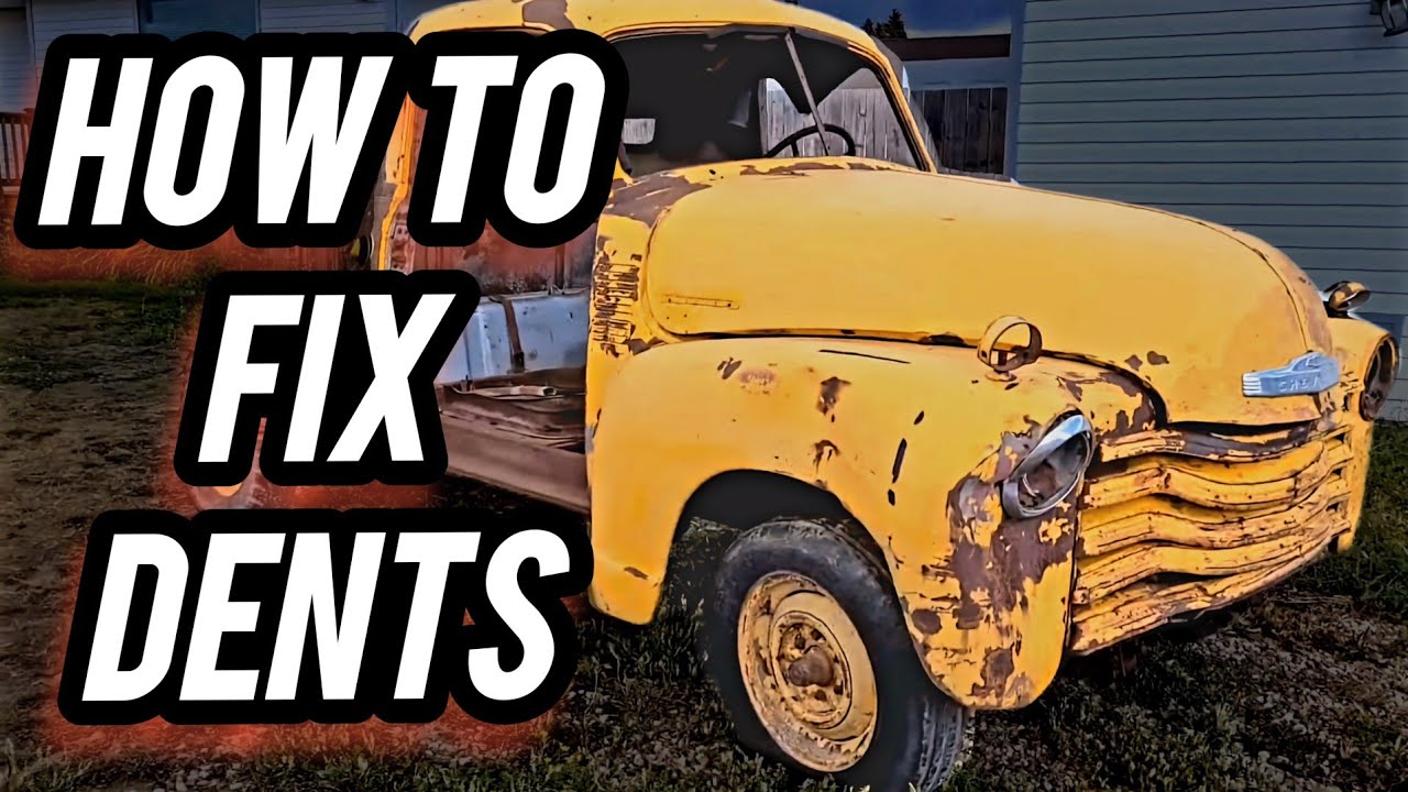 How To Fix Dents. Repair a Badly Damaged Panel With How To Fix Dents. Repair a Badly Damaged Panel With