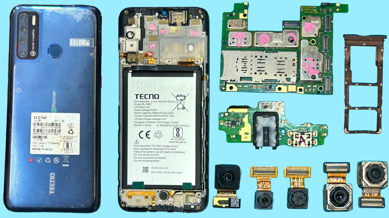 tecno spark power 2 disassembly / tecno lc8 disassembly tecno spark power 2 disassembly / tecno lc8 disassembly