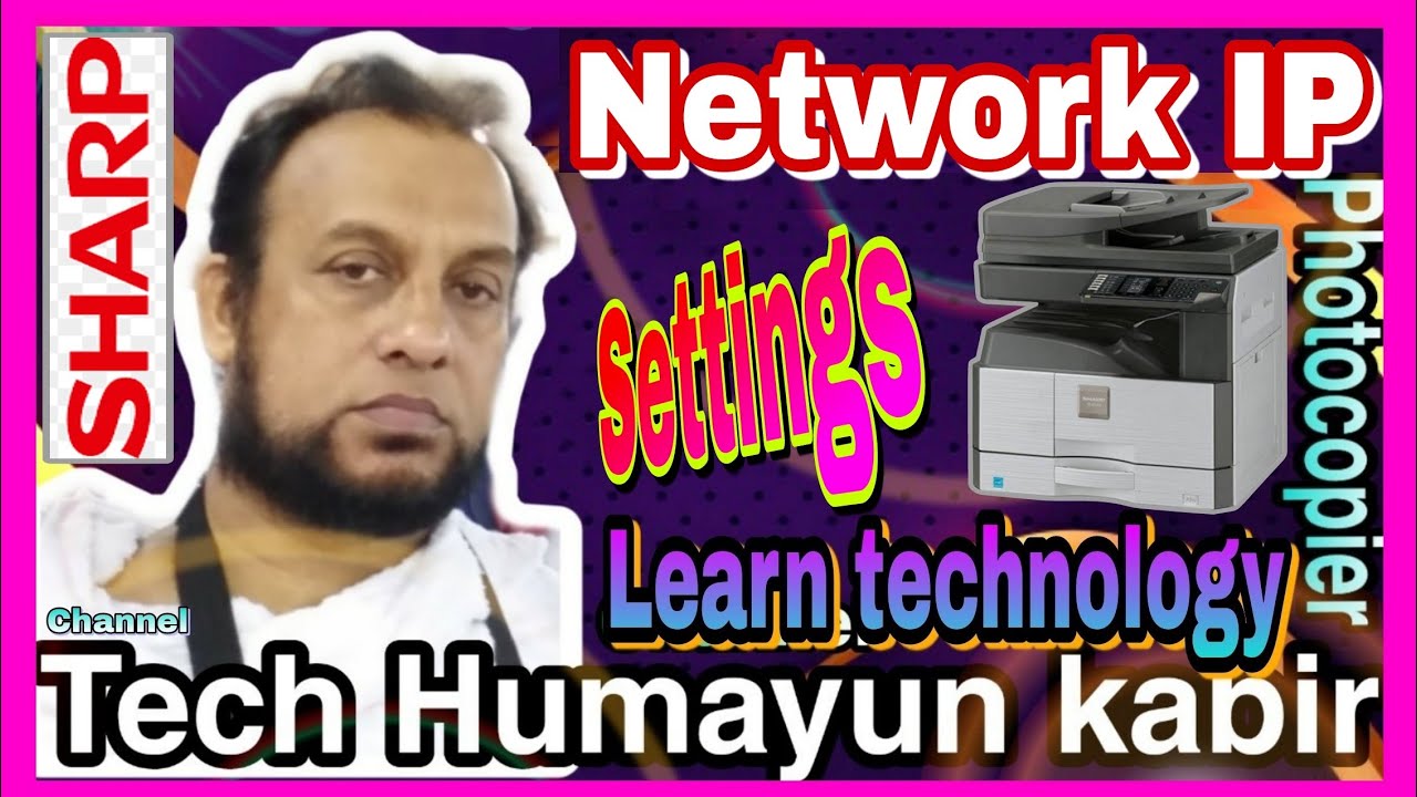 How to do sharp network IP settings is explained here. How to do sharp network IP settings is explained here.