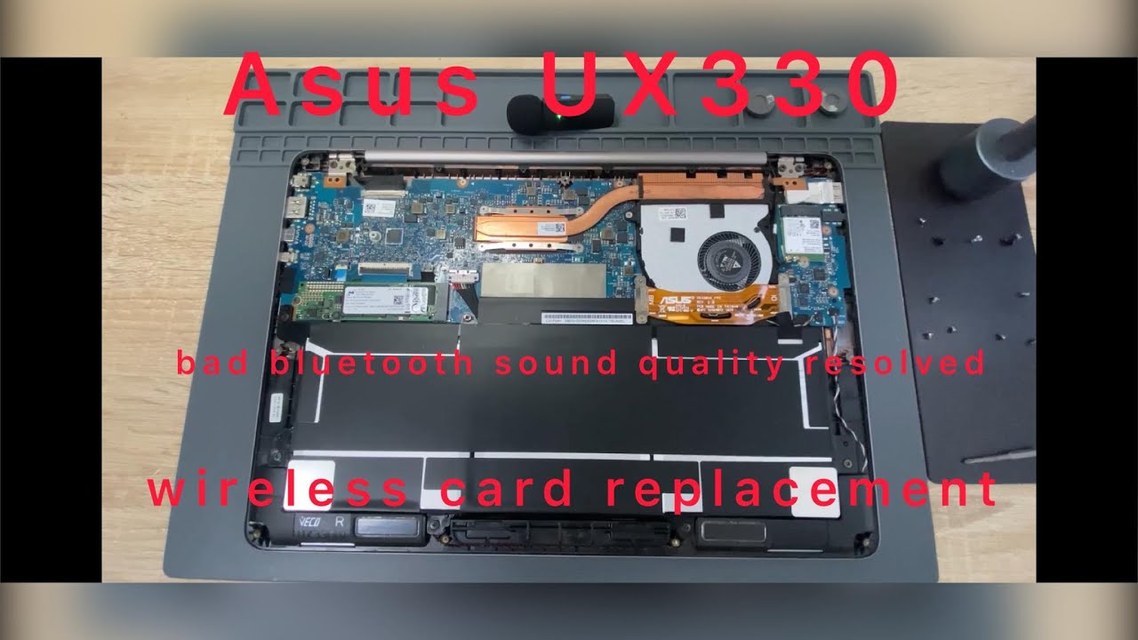 Asus Zenbook UX330UA disassembly wireless card Asus Zenbook UX330UA disassembly wireless card