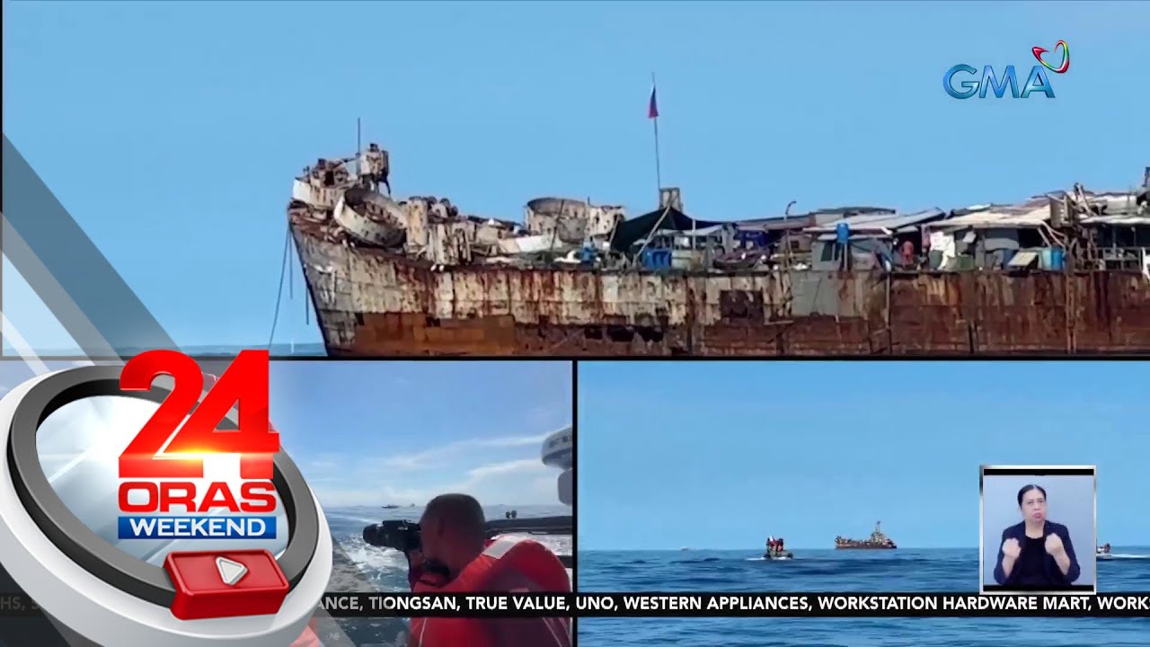 BRP Sierra Madre, seen up close by GMA BRP Sierra Madre, seen up close by GMA
