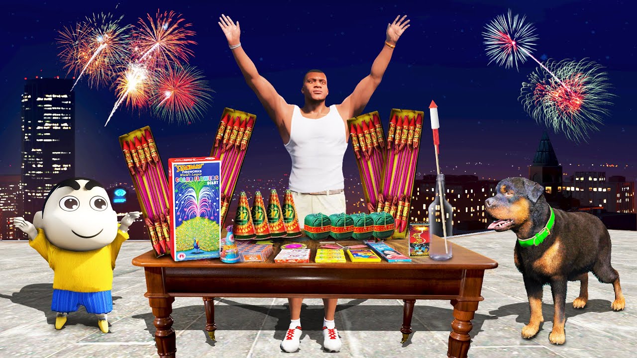 SHINCHAN AND FRANKLIN CELEBRATING DIWALI IN GTA 5 SHINCHAN AND FRANKLIN CELEBRATING DIWALI IN GTA 5