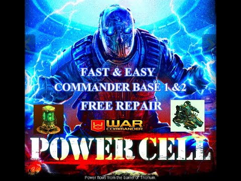 WAR COMMANDER – COMMANDER BASE 1 & 2 FREE REPAIR WAR COMMANDER – COMMANDER BASE 1 & 2 FREE REPAIR