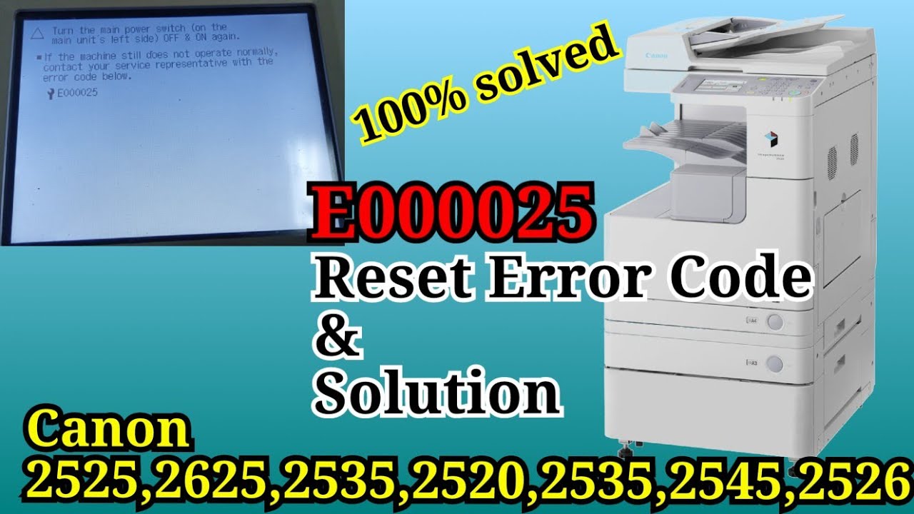 How to Canon 2525, 2535, 2520, 2535, 2545,2625,4751 / How to Canon 2525, 2535, 2520, 2535, 2545,2625,4751 /