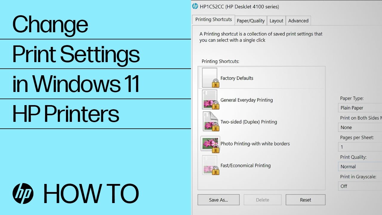 How to Change Print Settings in Windows 11 | HP Printers How to Change Print Settings in Windows 11 | HP Printers