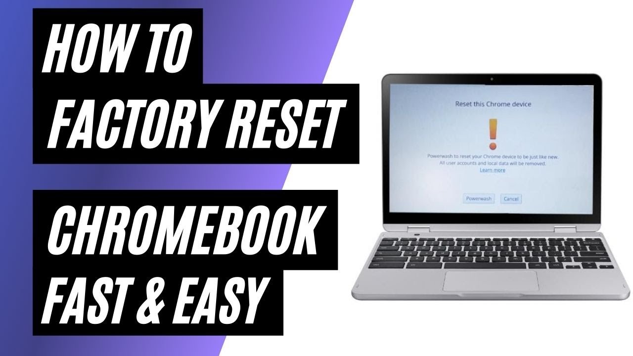 How To Factory Reset a Chromebook How To Factory Reset a Chromebook
