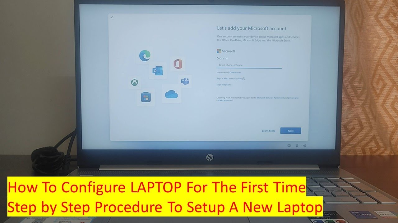 How To Configure A New HP Laptop | Steps To Configure How To Configure A New HP Laptop | Steps To Configure