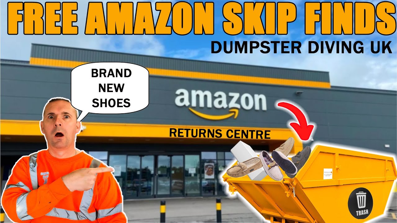 (AMAZON SHOES SCORE) DUMPSTER DIVING JACKPOT UK (AMAZON SHOES SCORE) DUMPSTER DIVING JACKPOT UK
