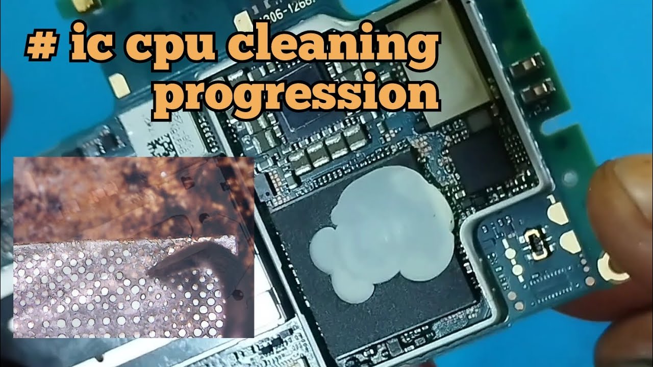 Repair cleaning pad ic cpu process || Pembersihan pad ic Repair cleaning pad ic cpu process || Pembersihan pad ic