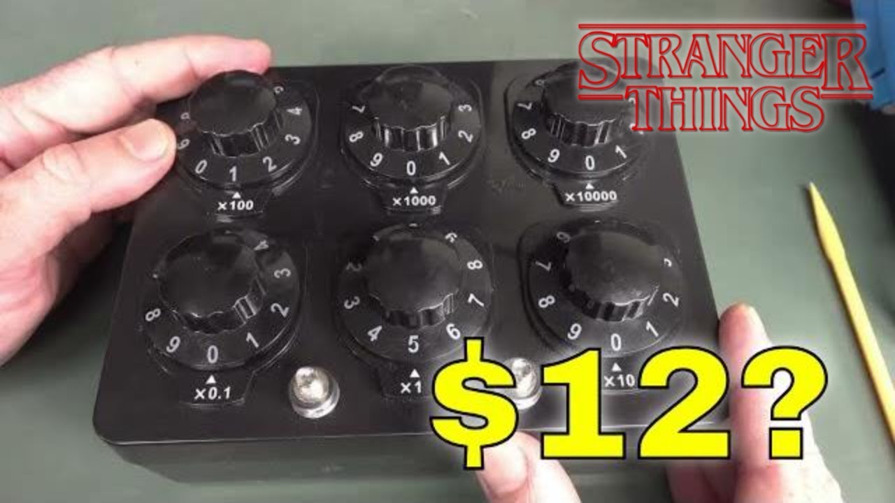 EEVblog 1586 – Stranger Things Decade Resistor Box + EEVblog 1586 – Stranger Things Decade Resistor Box +