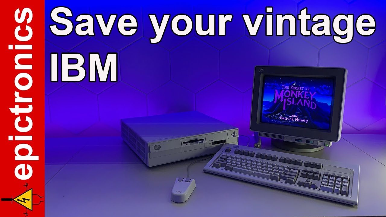 IBM PS/2 55 SX restoration and repair IBM PS/2 55 SX restoration and repair