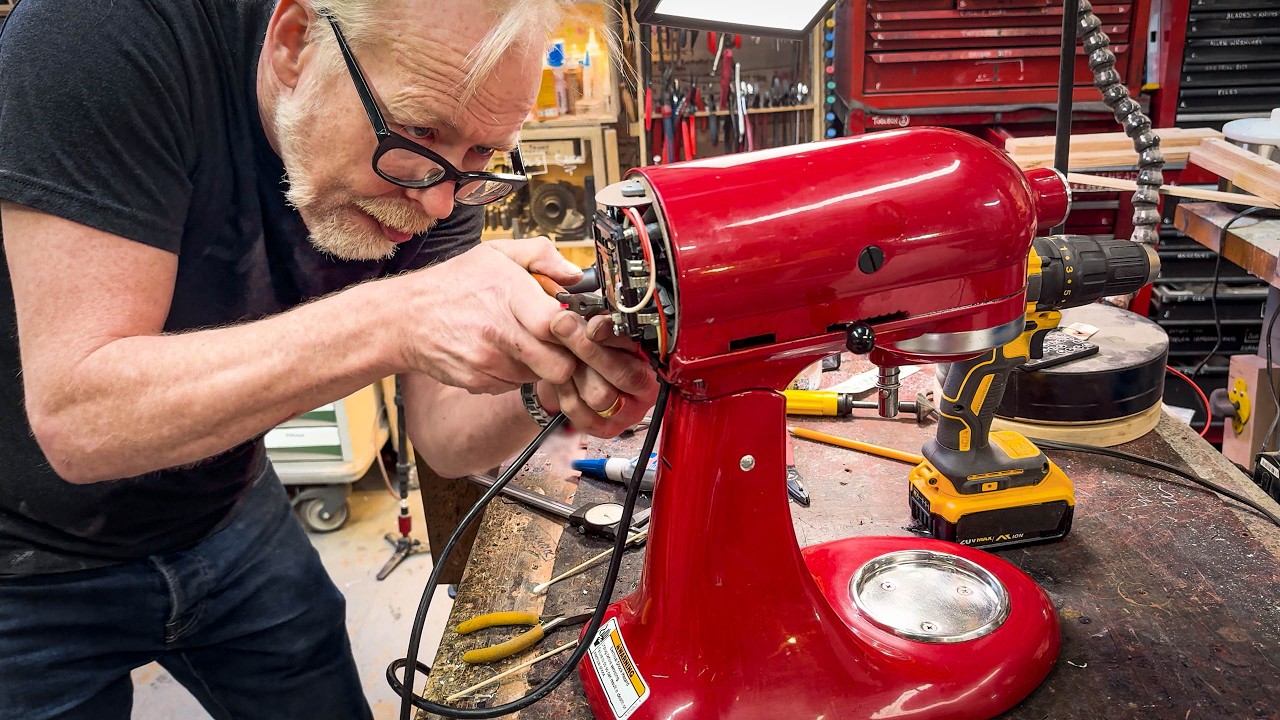 Can Adam Savage Repair This Old KitchenAid Mixer? Can Adam Savage Repair This Old KitchenAid Mixer?