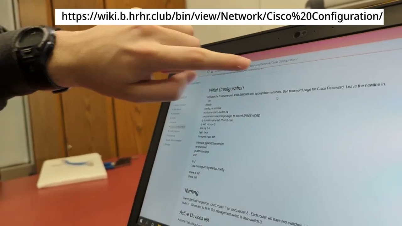 Preparing a Cisco switch/router for SSH login in our Lab Preparing a Cisco switch/router for SSH login in our Lab