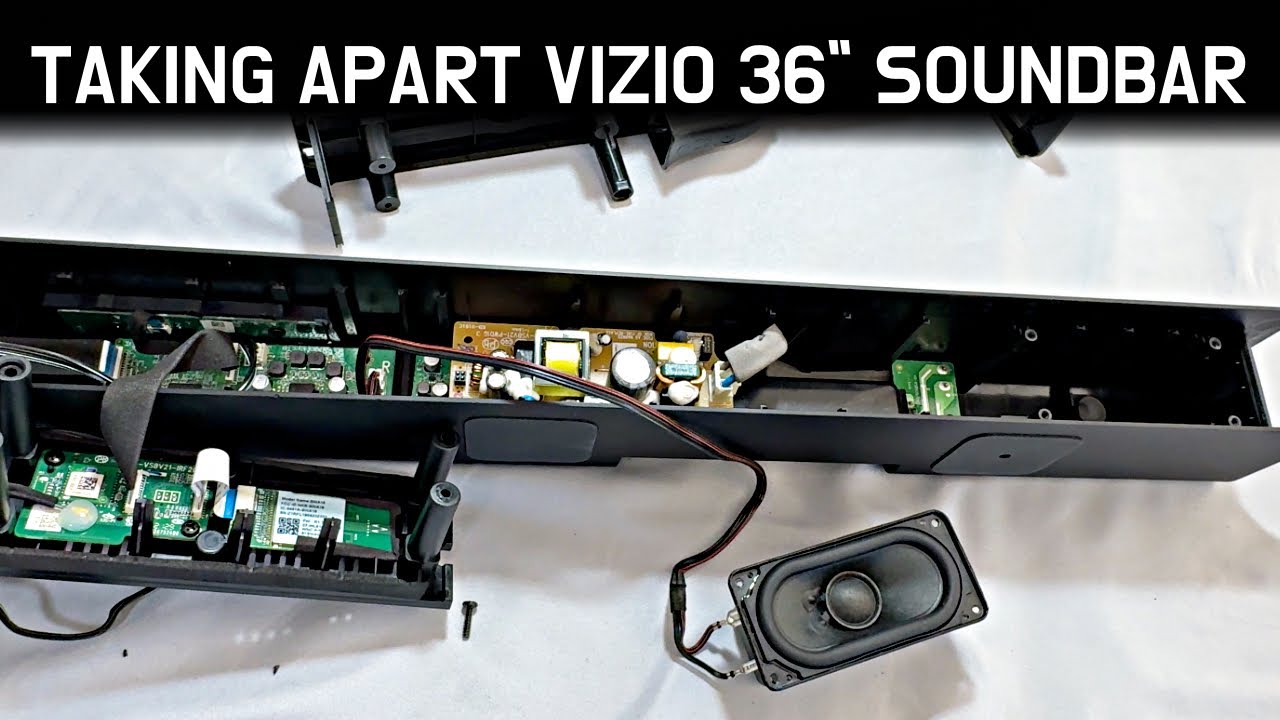 Vizio V21-H8 Soundbar Teardown & Disassembly Vizio V21-H8 Soundbar Teardown & Disassembly
