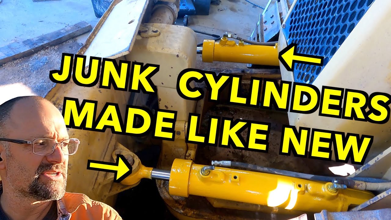 Fixing Hydraulic Cylinders. Re-pack, Re-rod, CAT D3 Fixing Hydraulic Cylinders. Re-pack, Re-rod, CAT D3