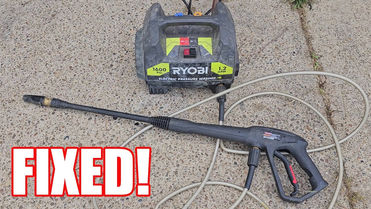RYOBI Electric Pressure Washer Repair RYOBI Electric Pressure Washer Repair