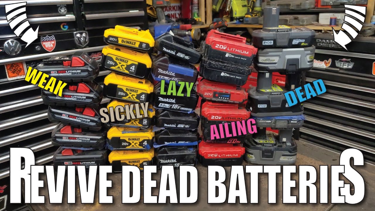 Revive DEAD Battery Packs – Rebuild Repair – Dewalt Revive DEAD Battery Packs – Rebuild Repair – Dewalt