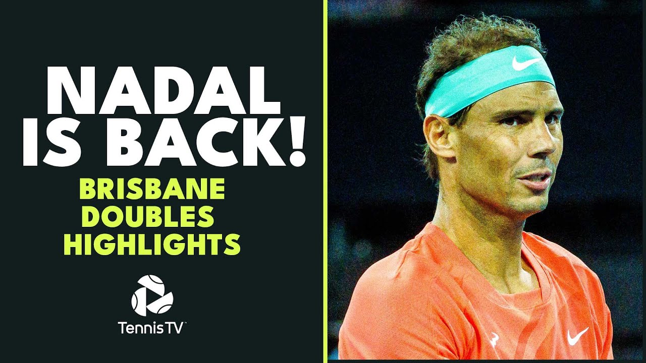 Rafael Nadal Returns To Tennis! | Brisbane 2024 Doubles Rafael Nadal Returns To Tennis! | Brisbane 2024 Doubles