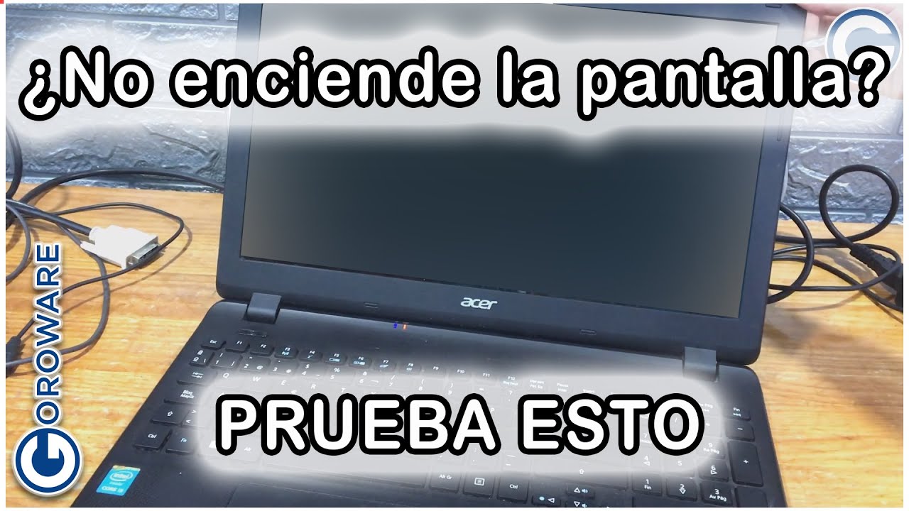 Laptop turns on and no image appears on the screen. Possible Laptop turns on and no image appears on the screen. Possible
