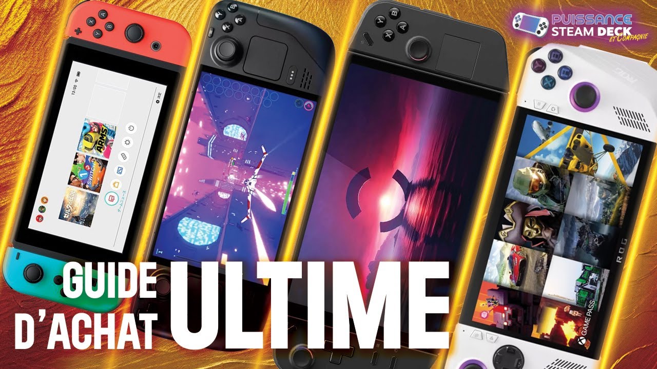 GUIDE ACHAT ULTIME: Steam Deck/Rog Ally/Legion GUIDE ACHAT ULTIME: Steam Deck/Rog Ally/Legion