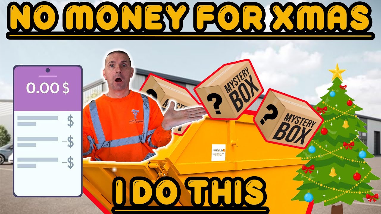NO MONEY FOR XMAS I DO THIS, UK SKIP FINDS DUMPSTER NO MONEY FOR XMAS I DO THIS, UK SKIP FINDS DUMPSTER