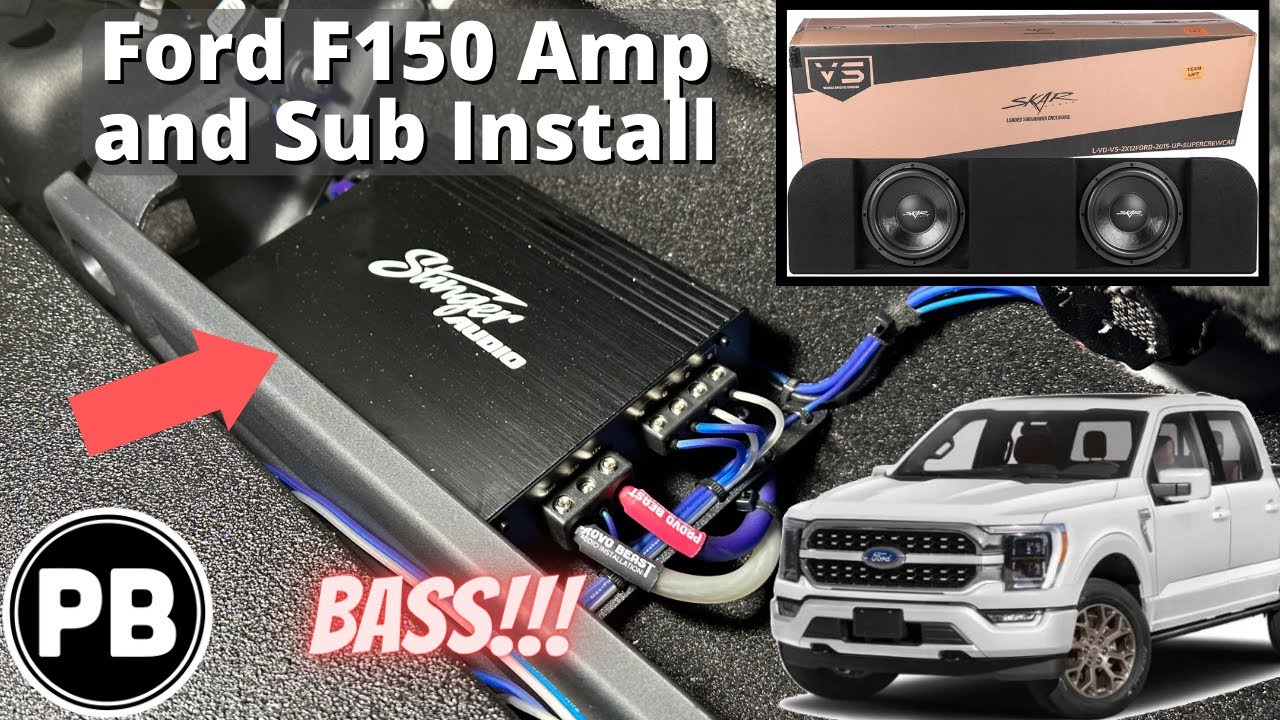 2021 – 2024+ Ford F150 Amp and Sub Install (to Factory 2021 – 2024+ Ford F150 Amp and Sub Install (to Factory