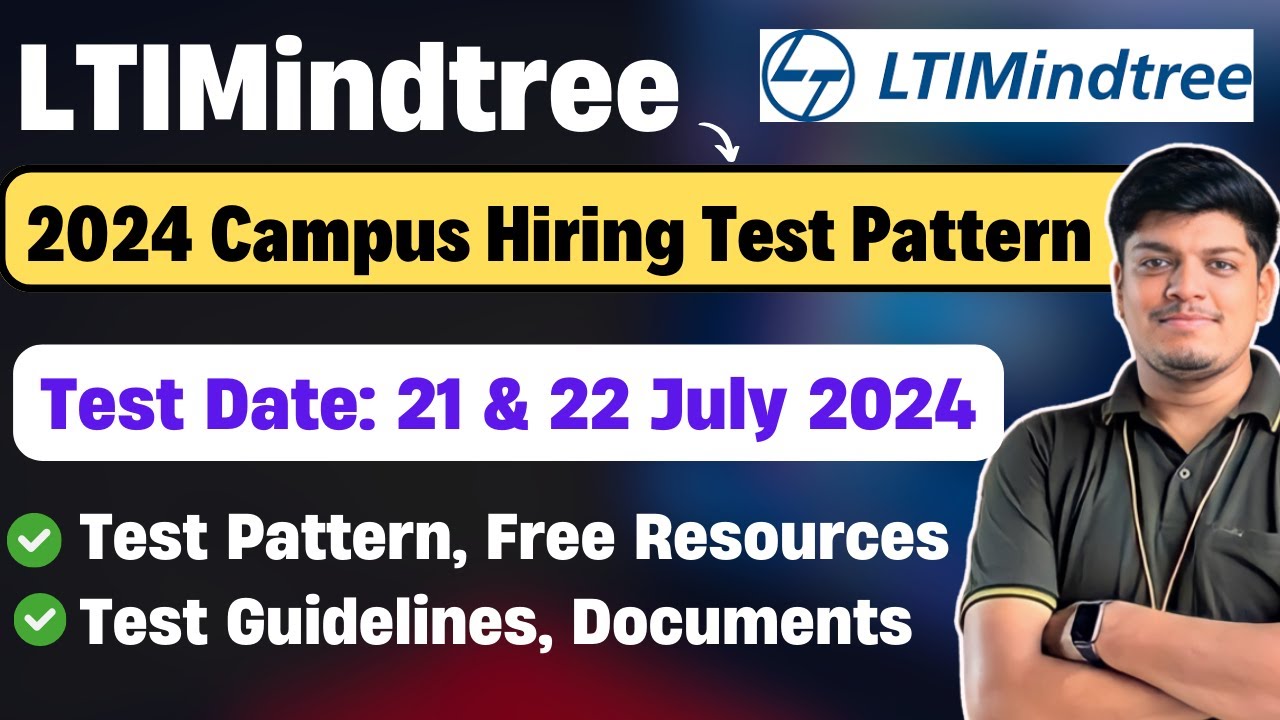 LTIMindtree Exam Pattern 2024 | Test Date: 21-22 July | LTIMindtree Exam Pattern 2024 | Test Date: 21-22 July |
