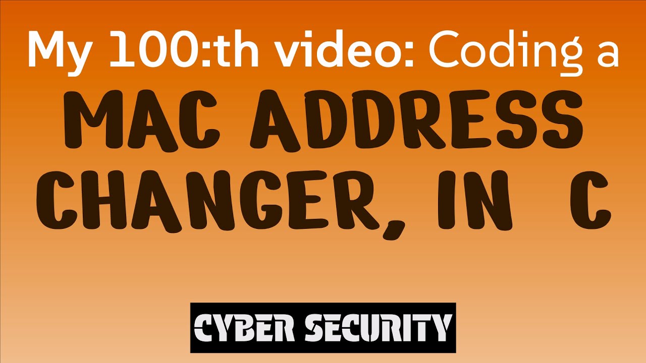 Project: Coding a Mac Address Changer, in C Project: Coding a Mac Address Changer, in C