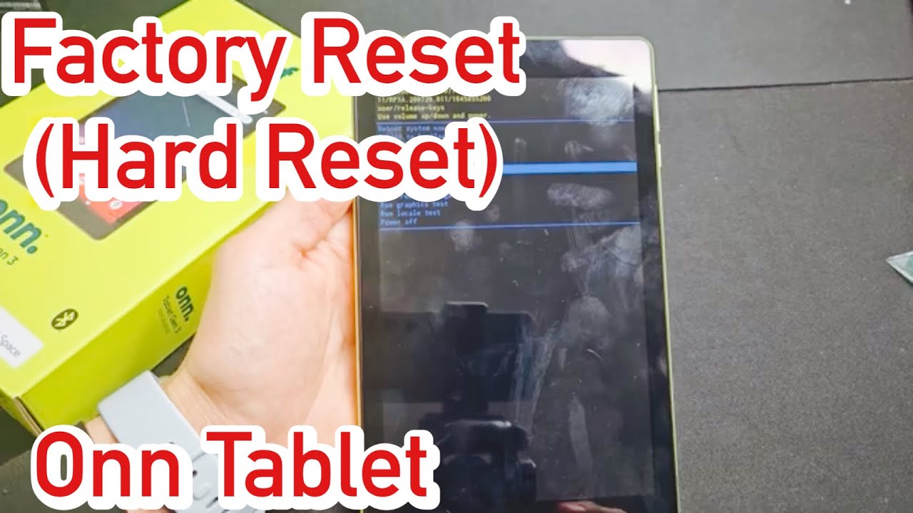 Onn Tablet (2022): How to Factory Reset (Hard Reset) Onn Tablet (2022): How to Factory Reset (Hard Reset)