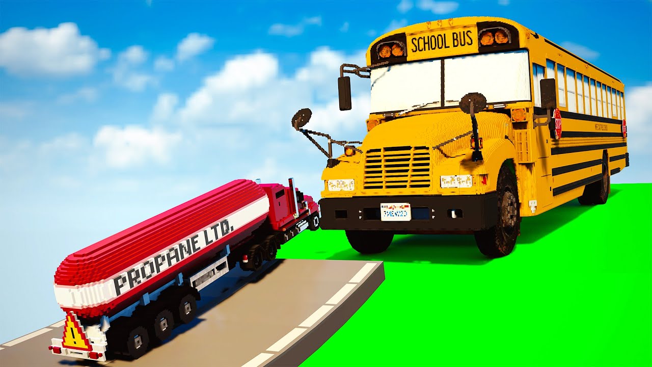 Cars vs School Bus | Teardown Cars vs School Bus | Teardown