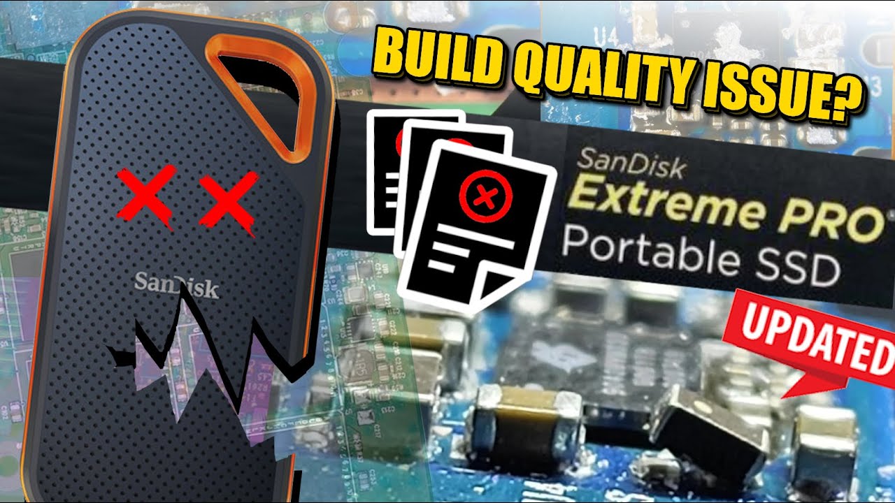 SanDisk Extreme Pro SSD Issue – MANUFACTURER FLAWED SanDisk Extreme Pro SSD Issue – MANUFACTURER FLAWED