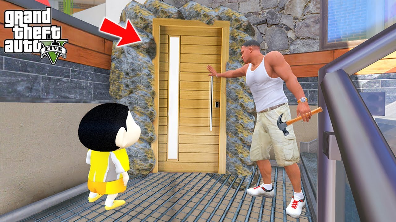 Shinchan and Franklin Found Secret Bunker Inside Shinchan and Franklin Found Secret Bunker Inside