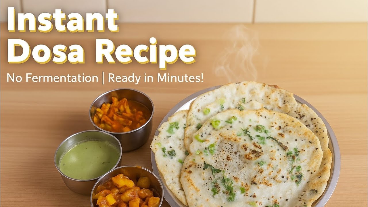 Easy Breakfast | Instant Dosa | Quick breakfast | GSB CUISINE | Sangeeta’s Food Paradise Easy Breakfast | Instant Dosa | Quick breakfast | GSB CUISINE | Sangeeta’s Food Paradise