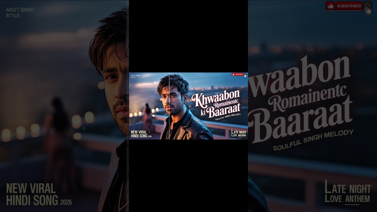 New Hindi Song 2026 | Arijit Singh Style Romantic Ballad | Khwaabon Ki Baaraat #song #shortvideo New Hindi Song 2026 | Arijit Singh Style Romantic Ballad | Khwaabon Ki Baaraat #song #shortvideo