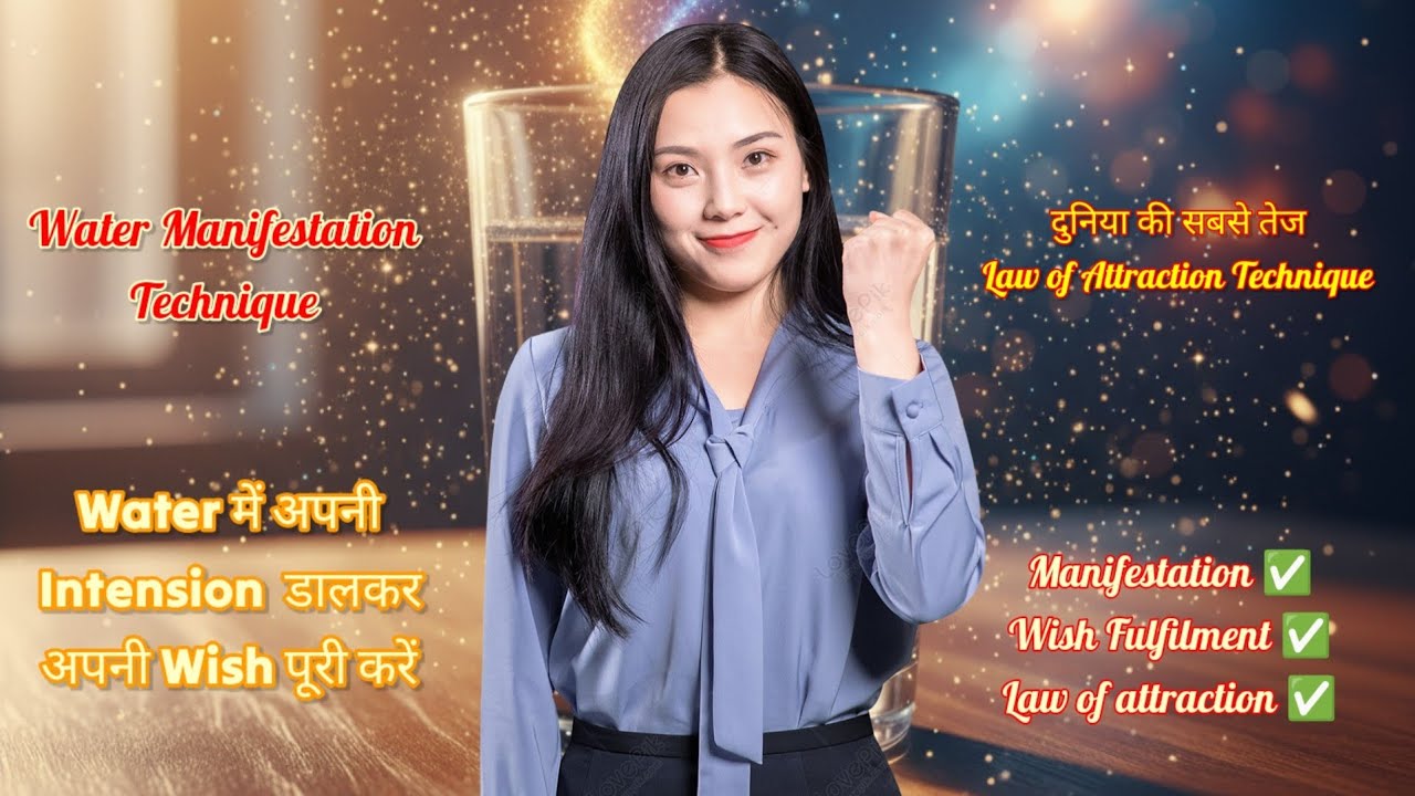 पानी पर Intention डालकर अपनी Wish पूरी करें | Water Manifestation Technique | Law of Attraction पानी पर Intention डालकर अपनी Wish पूरी करें | Water Manifestation Technique | Law of Attraction