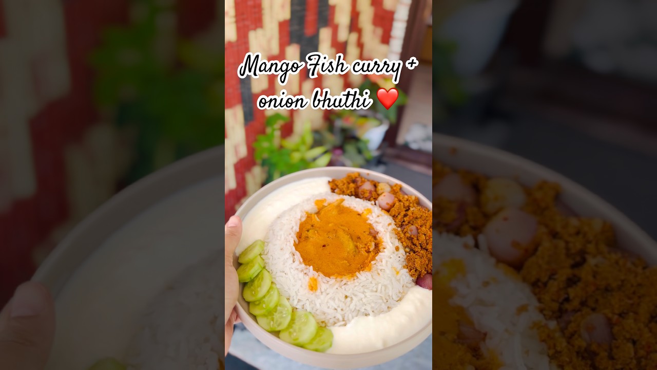 Mango fish curry and Onion bhutti | Piyava Bhutti | GSB cuisine | Karnataka | India Mango fish curry and Onion bhutti | Piyava Bhutti | GSB cuisine | Karnataka | India