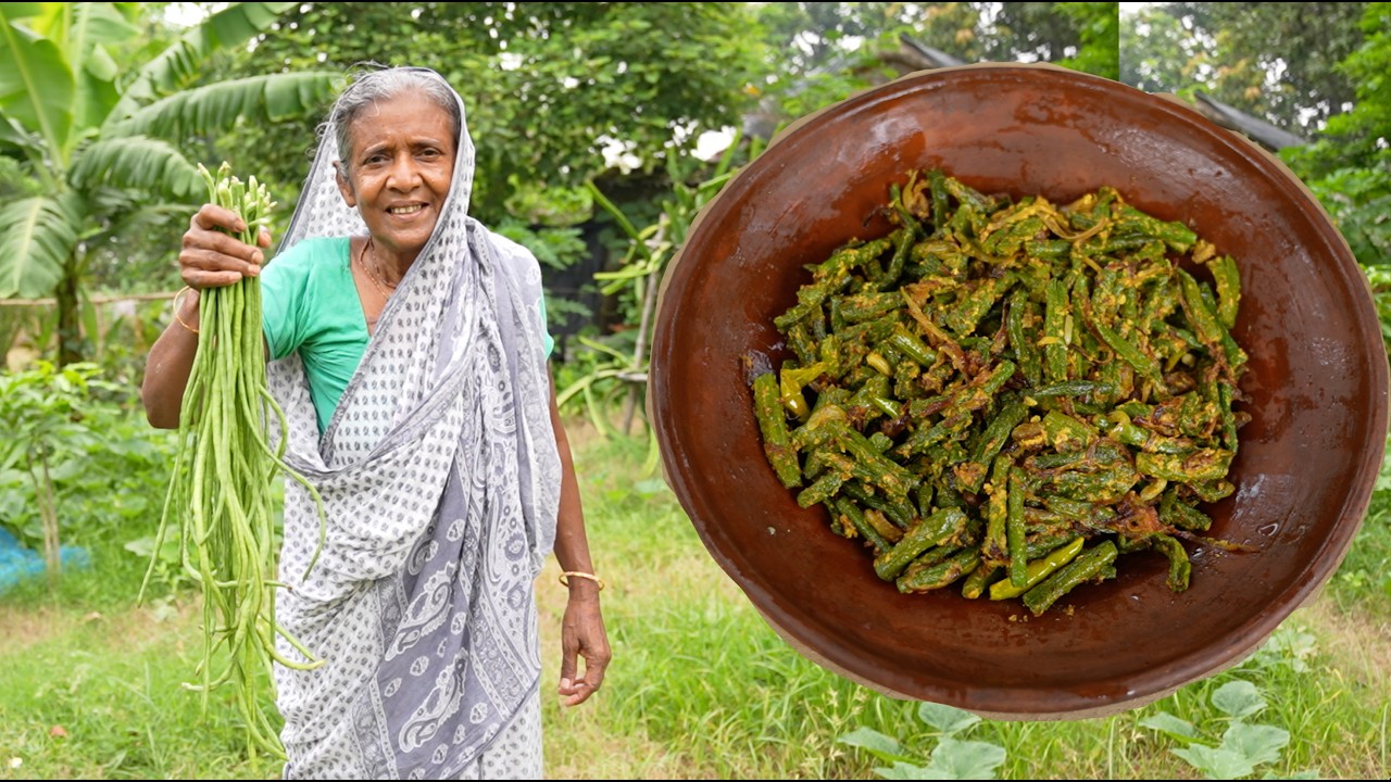 Village Style Beans Fry Recipe | Easy Homemade Beans Bhaja Village Style Beans Fry Recipe | Easy Homemade Beans Bhaja