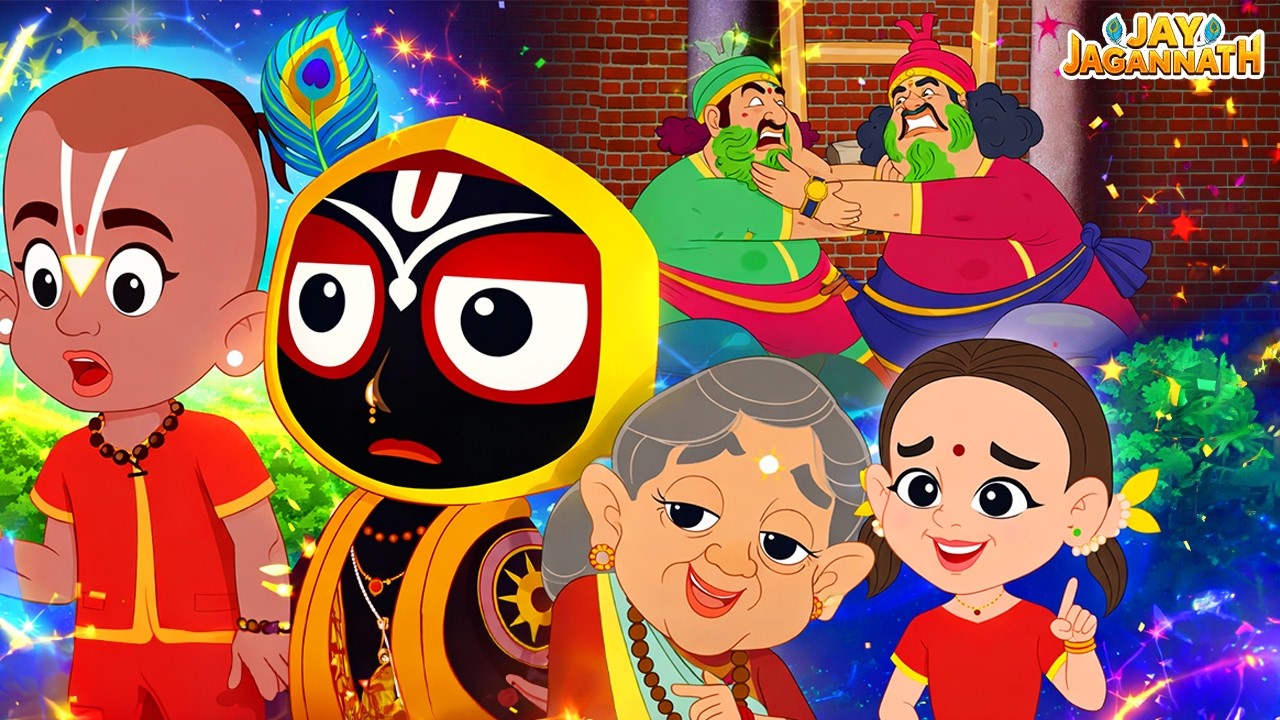 जब जगन्नाथ के मित्र बने मजदूर… और बदल दी किस्मत! |Jay Jagannath| Jagannath cartoon| jai jagannath जब जगन्नाथ के मित्र बने मजदूर… और बदल दी किस्मत! |Jay Jagannath| Jagannath cartoon| jai jagannath
