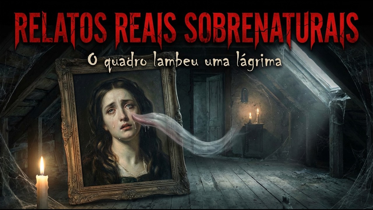 RELATOS REAIS SOBRENATURAIS O quadro lambeu uma lágrima RELATOS REAIS SOBRENATURAIS O quadro lambeu uma lágrima