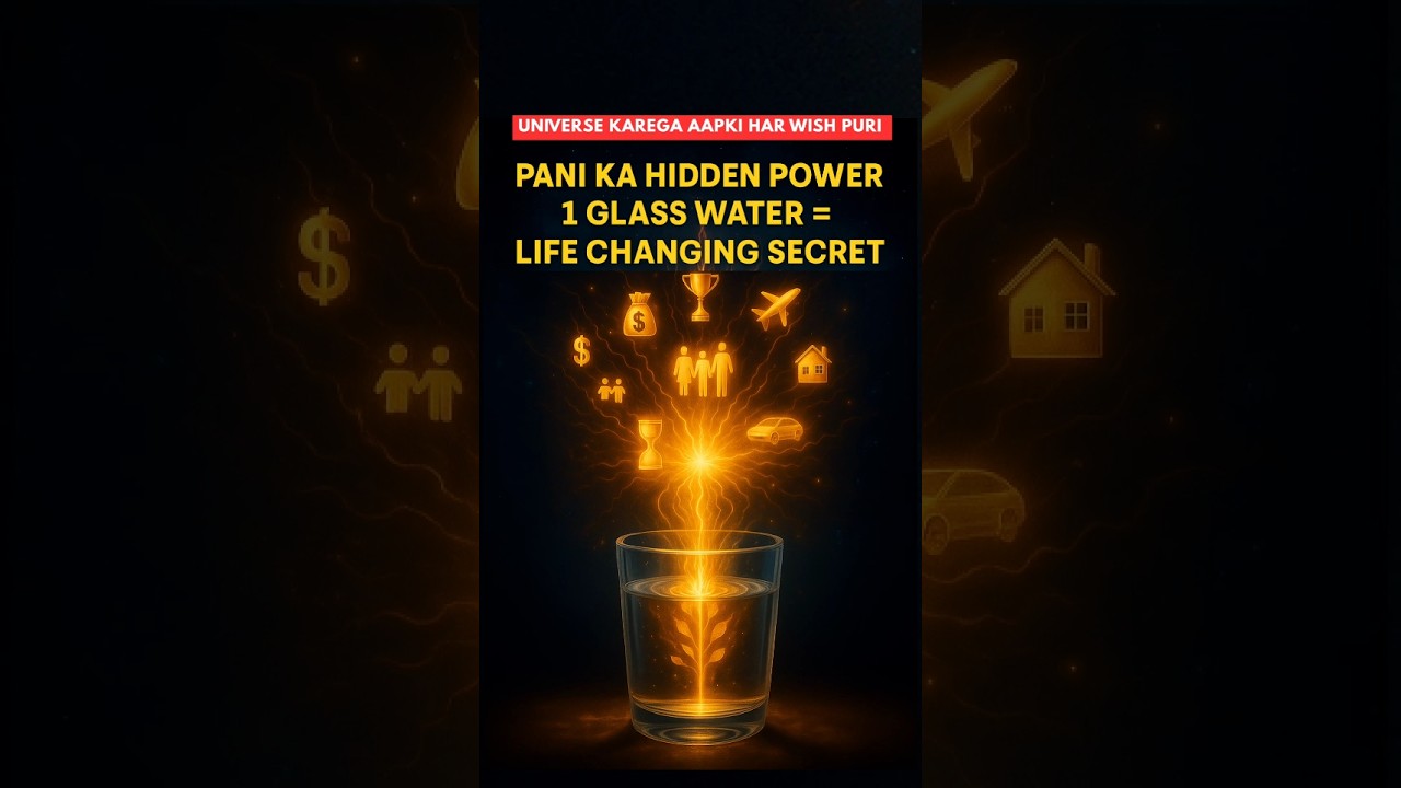 Water Manifestation Secret: Sirf 1 Glass Paani Se Apni Life Transform Karo #loa #shorts #viral Water Manifestation Secret: Sirf 1 Glass Paani Se Apni Life Transform Karo #loa #shorts #viral