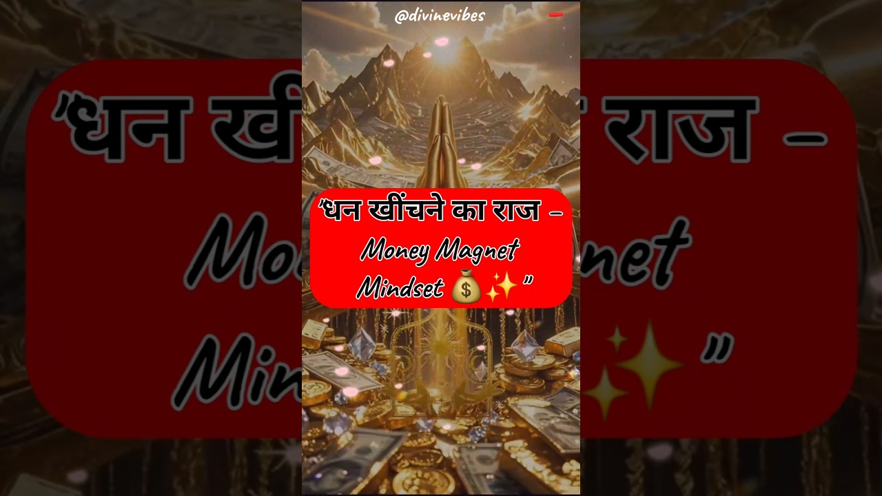 “अमीरी पाने का असली सीक्रेट – Money Magnet Mindset 🌟”#manifestation #positivity #healingvibes “अमीरी पाने का असली सीक्रेट – Money Magnet Mindset 🌟”#manifestation #positivity #healingvibes