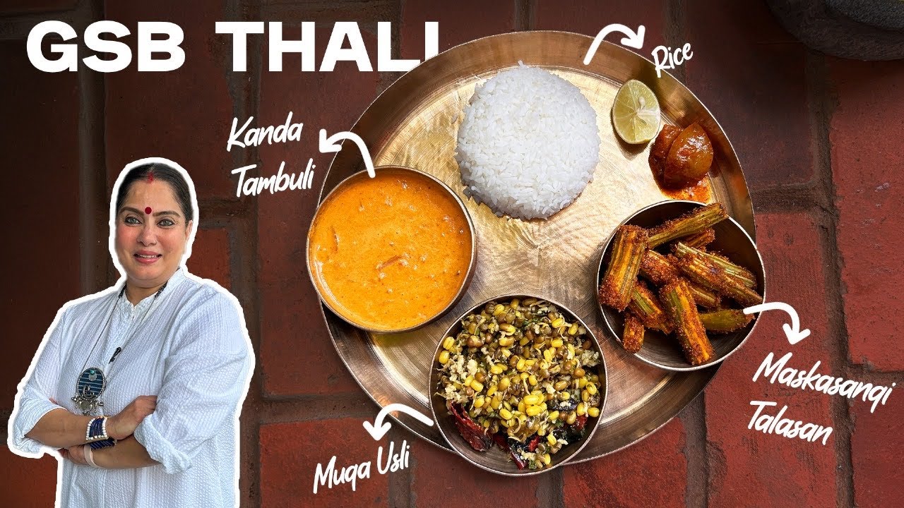 The ABSOLUTE BEST way to make GSB THALI at home The ABSOLUTE BEST way to make GSB THALI at home