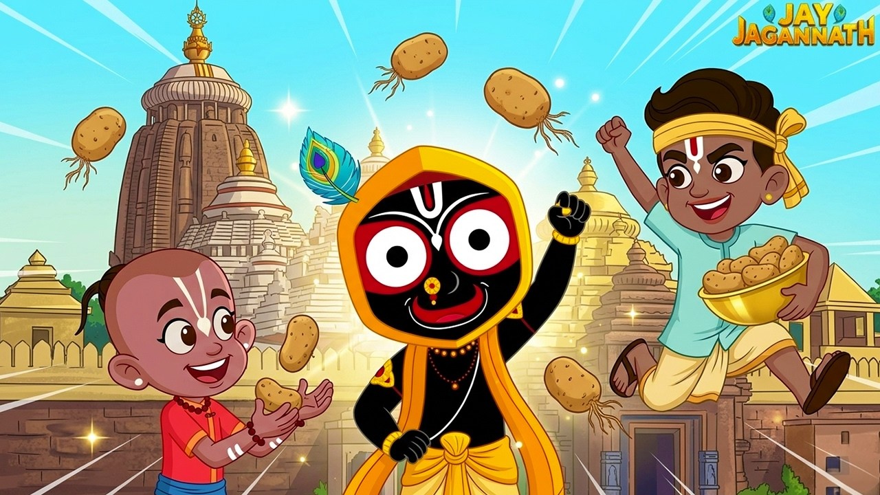पारंपरिक तरीके से आलू उगाना! |Jay Jagannath |Jagannath Cartoon| जगन्नाथ | Krishna Cartoon पारंपरिक तरीके से आलू उगाना! |Jay Jagannath |Jagannath Cartoon| जगन्नाथ | Krishna Cartoon