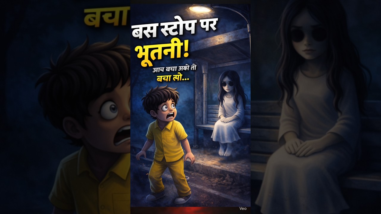 The Haunted Bus Stop at Midnight | True Horror Animation Story #ai #shorts #cartoon #horror #story The Haunted Bus Stop at Midnight | True Horror Animation Story #ai #shorts #cartoon #horror #story