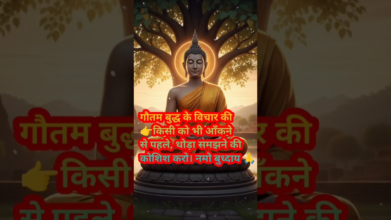 गौतम बुद्ध के विचार की किसी को भी आँकने से पहले, थोड़ा समझने की कोशिश करो। positiv #हर दिन एक सीख गौतम बुद्ध के विचार की किसी को भी आँकने से पहले, थोड़ा समझने की कोशिश करो। positiv #हर दिन एक सीख