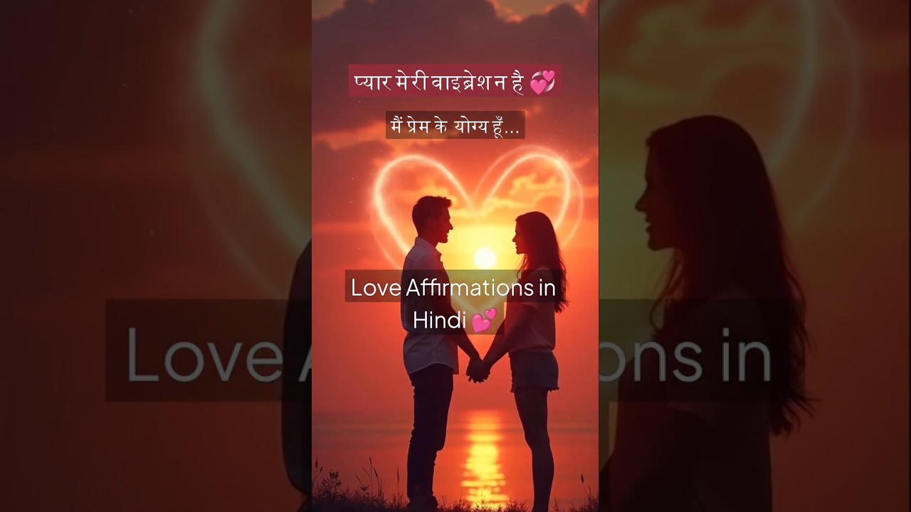 प्यार आकर्षित करने के लिए | Love Affirmations in Hindi 💕#love #selflove #relationships प्यार आकर्षित करने के लिए | Love Affirmations in Hindi 💕#love #selflove #relationships
