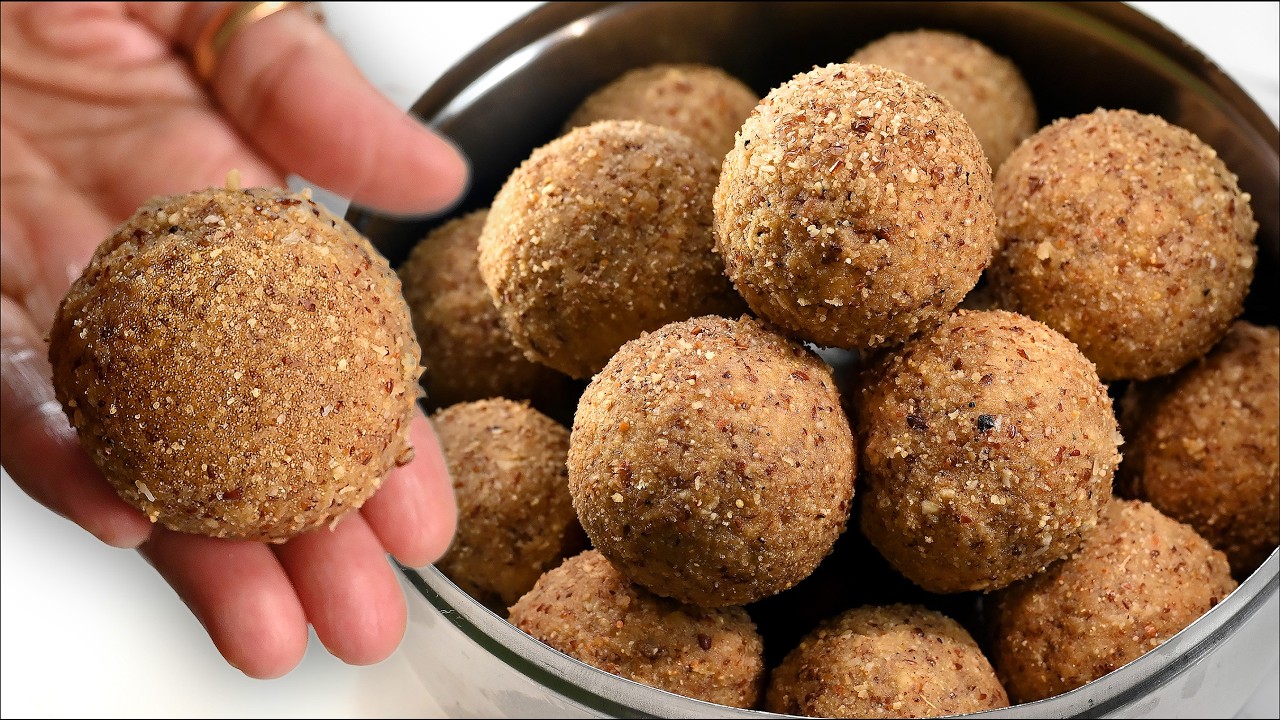 भयंकर गर्मियों और बारिश में रोज़ १ खाएं, थकान कमजोरी दूर भगाएं | Traditional Healthy Ladoo Recipe भयंकर गर्मियों और बारिश में रोज़ १ खाएं, थकान कमजोरी दूर भगाएं | Traditional Healthy Ladoo Recipe